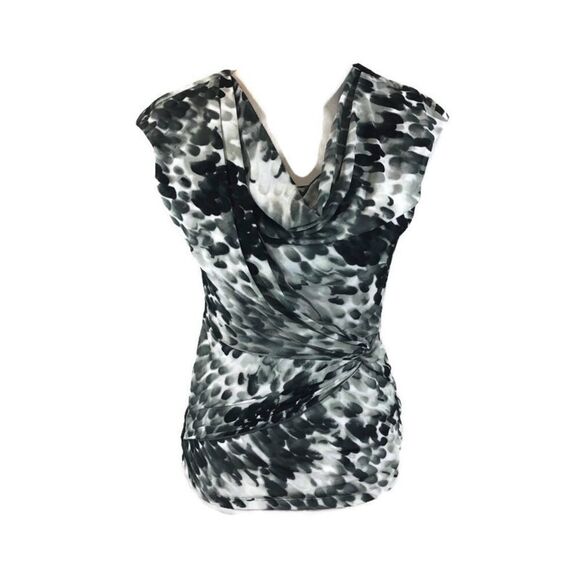 Relativity Black and White Sleeveless Blouse Small - Picture 1 of 6
